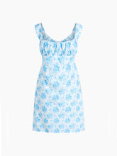 Butterfly Bouquet Floral Cup Detail Short Dress